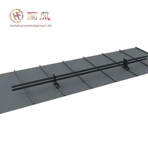 Sneeuwvangers op het dak met staande naad